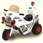Мотоцикл - BULLET (двигатель 1х6 В, скорость 3 км/ч, грузопод. 30 кг, белый)