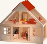 BINO Кукольный домик с мебелью 83551  