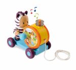 Музыкальная игрушка каталка - Барабан, Cotoons Smoby 211191 