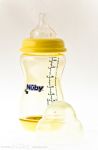 Nuby (Нуби) Пляшечка з широким горлом, соска-непроливайка "мультипотік", знімне вентильоване дно, 300мл., (колір в асорт.4)