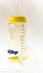 Nuby(Нуби) Пляшечка з широким горлом, соска-непроливайка мультипотік, знімне вентильоване дно, 360ml., (колір в асорт.4)